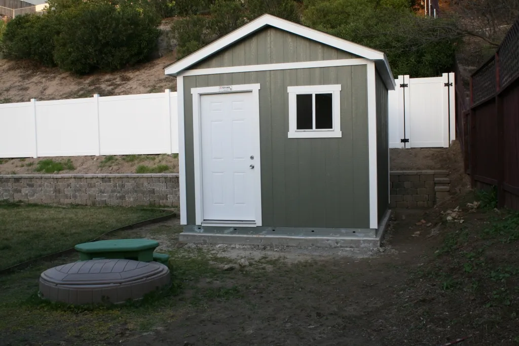 Shed exterior