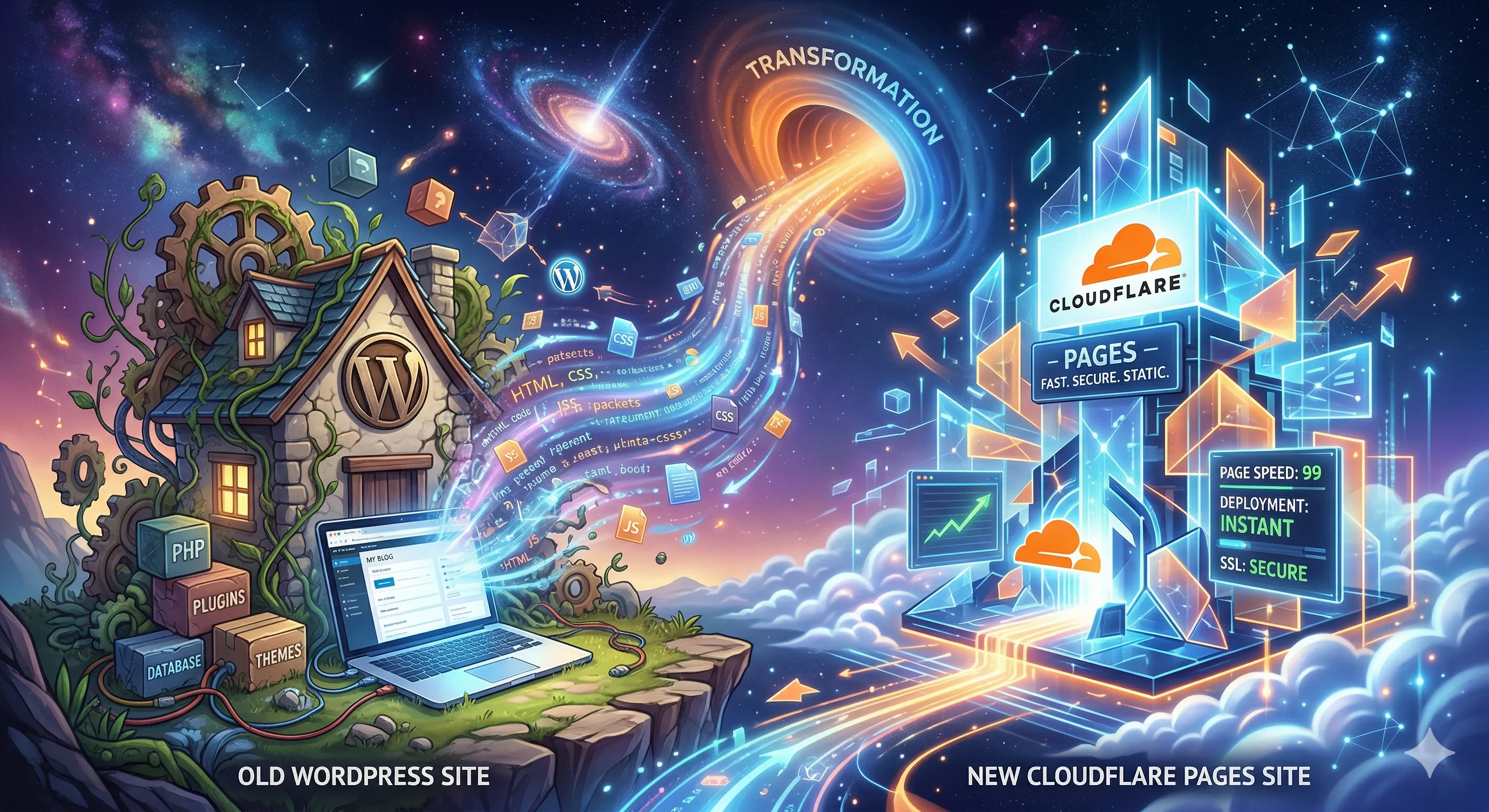 WordPress to Cloudflare Pages WordPress to Cloudflare Pages